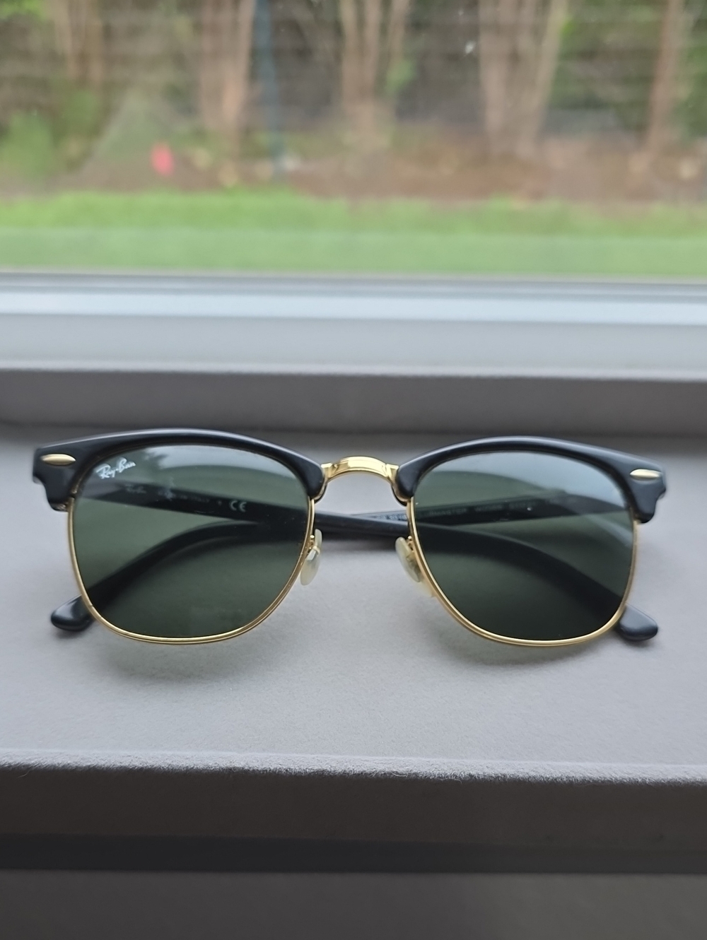 Ray-Ban Black & Gold Sunglasses